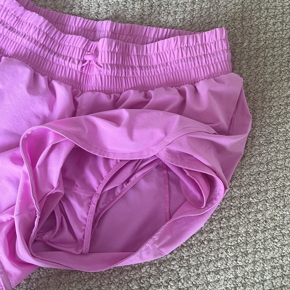 High Waisted Lined Athletic Shorts with Pockets - Picture 8 of 9